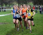 850 Beth Potter, 835 Hannah Walker, 852 Jessica Coulson eventual winner and 797 Rosie Smith (Durham City) during the 2012 McCain Liverpool Challenge.
